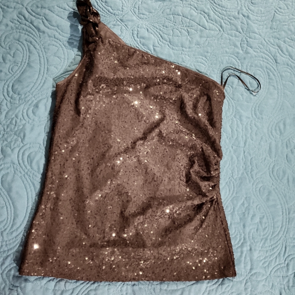 Cache Sequin Black Top - image 3